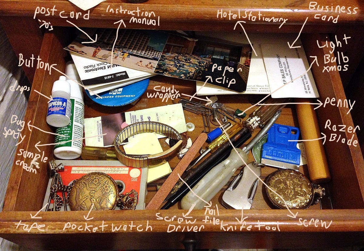 Don’t Let Your Finances Evolve Into The Man Drawer | by Destination FP ...