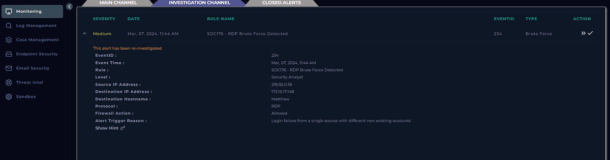 SOC176 — RDP Brute Force Detected | by Justin Kennedy | Medium