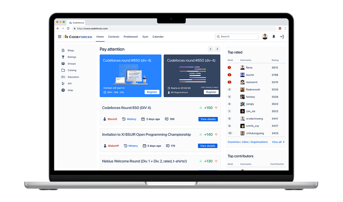 Case study: Optimizing the Codeforces Contests Experience | by Pranit ...