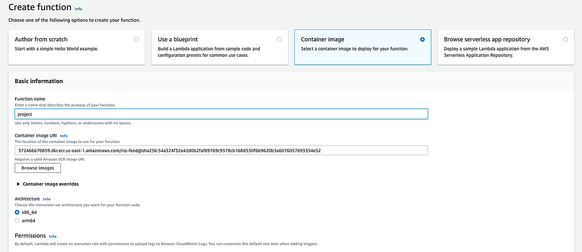 Python on AWS Lambda using Docker images | by Kalyani Subbiah | Medium