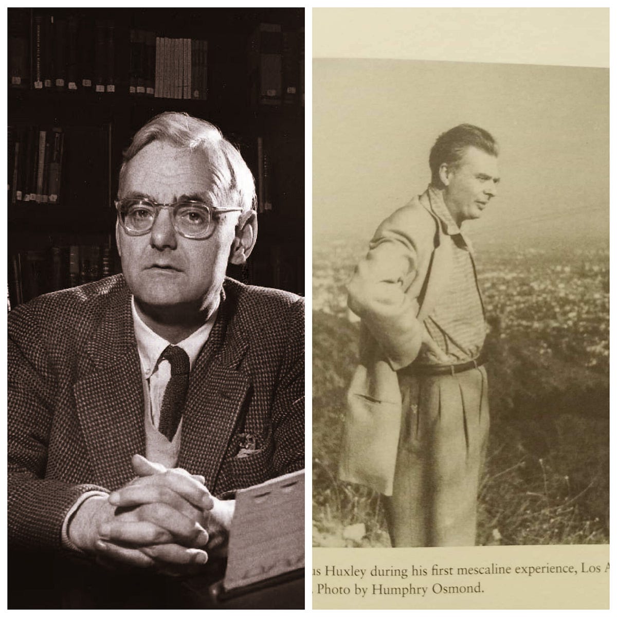 Happy 70th anniversary of your first trip, Aldous Huxley by Jules