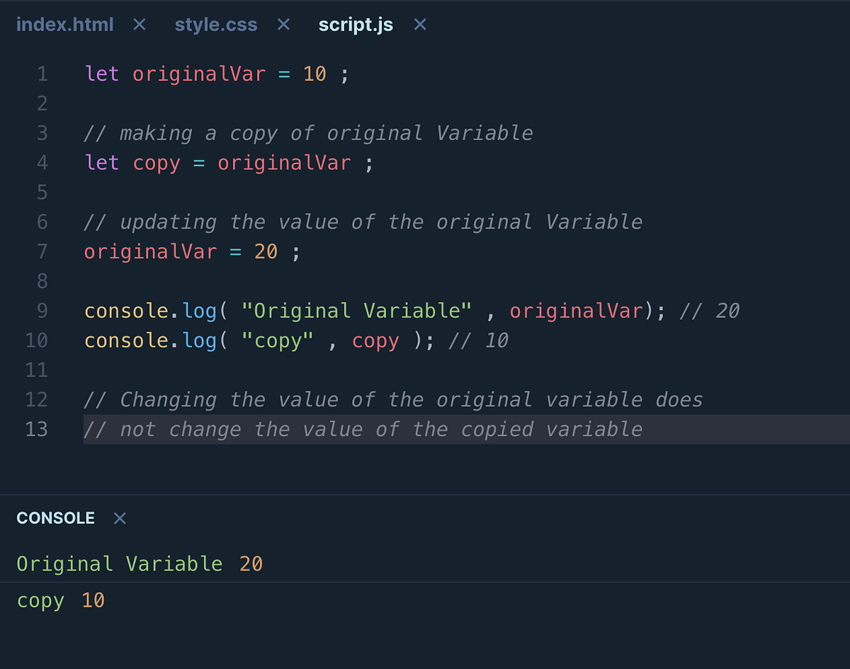 Javascript: Shallow Vs Deep Copy. To understand the difference between ...