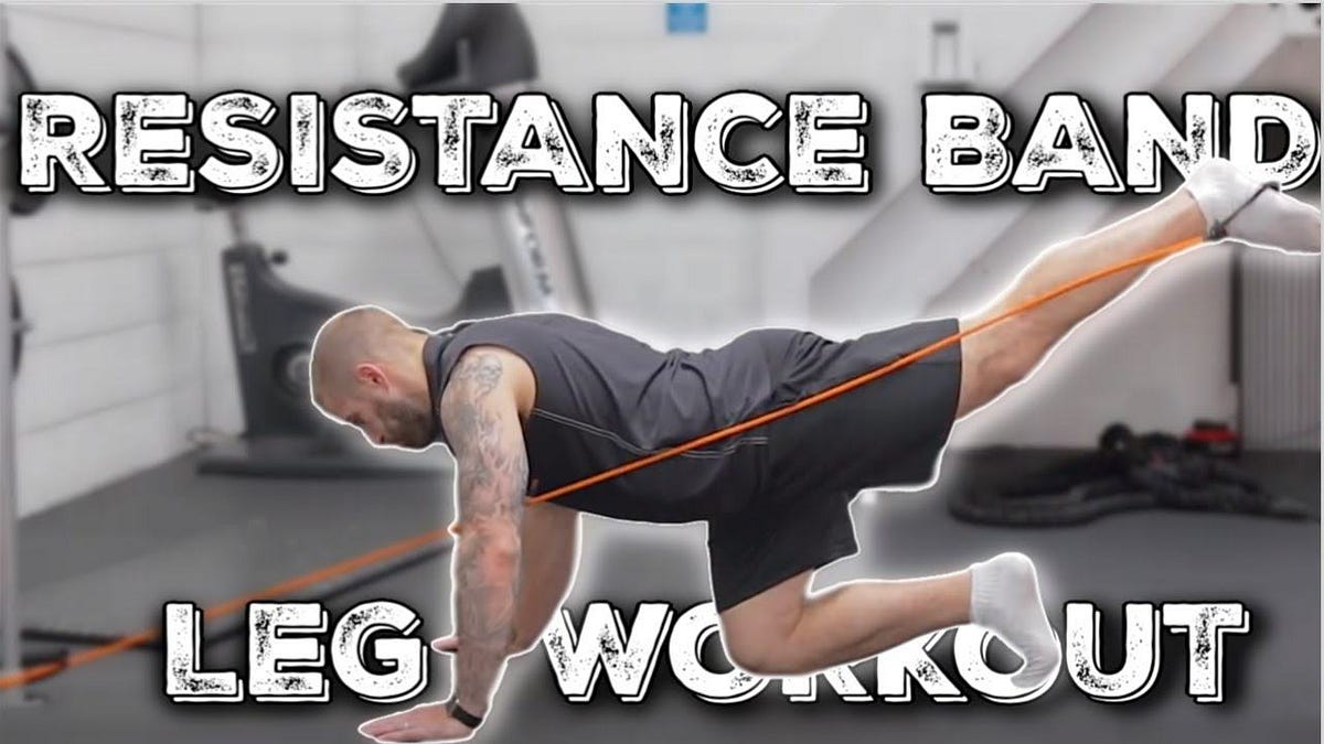 Effective Resistance Band Leg Workouts by Fitthour Medium