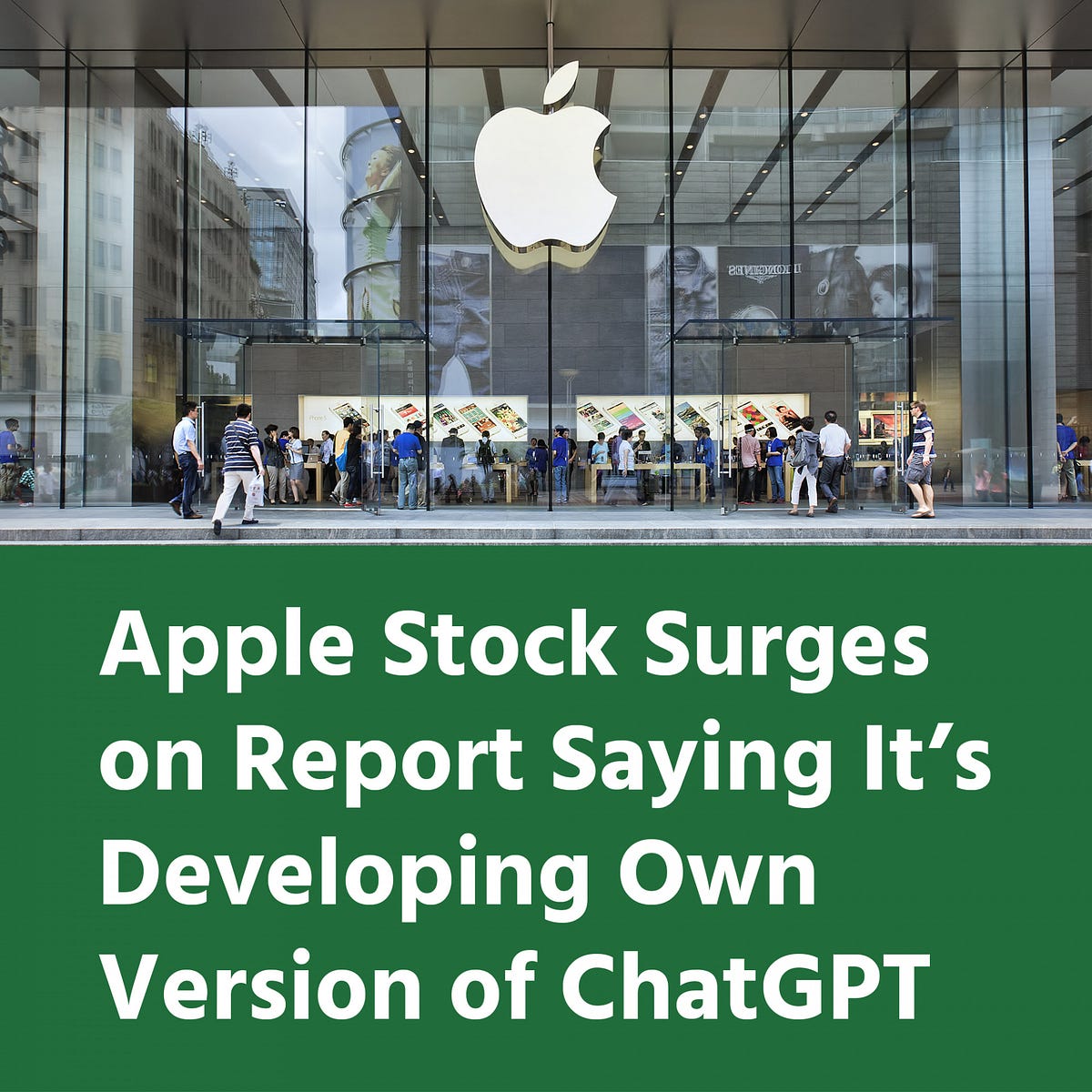 Apple Stock Surges On Report Saying It s Developing Own Version Of