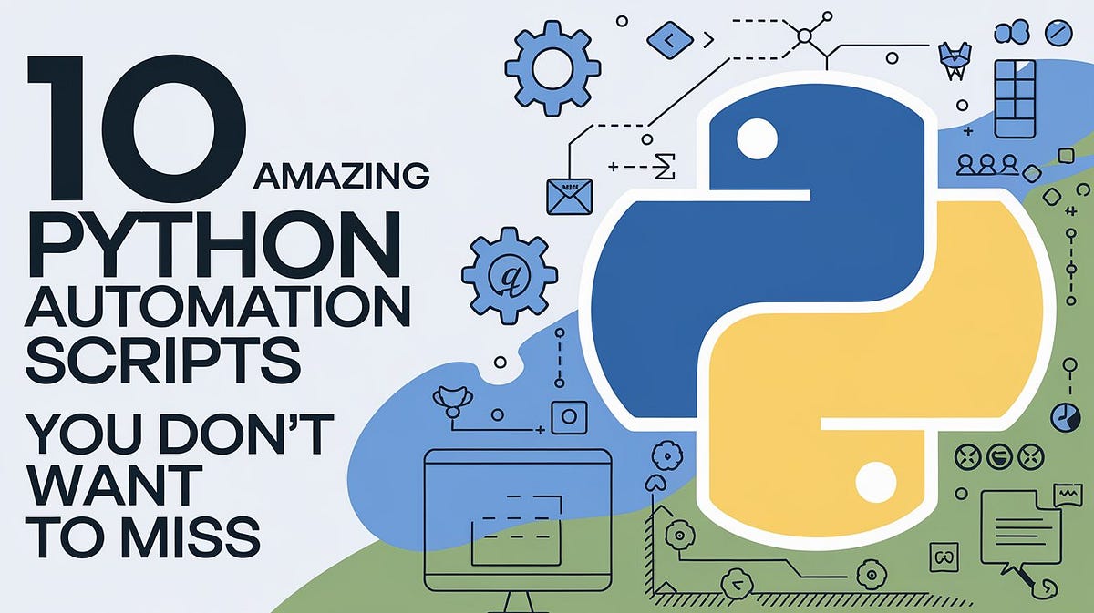 Top 10 Python Automation Scripts You Must Try | The Pythoneers