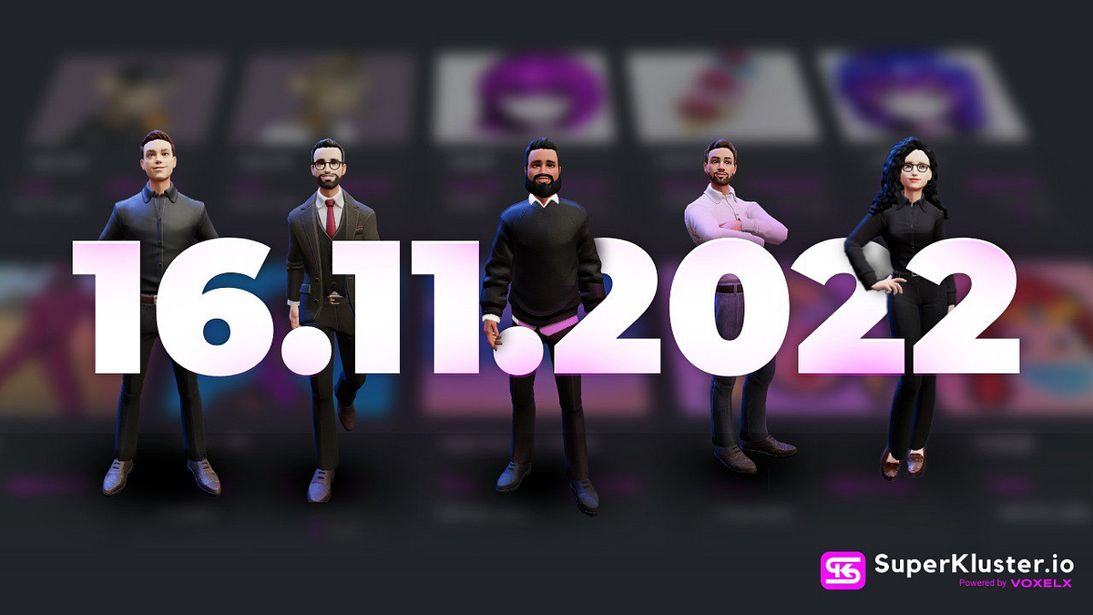 Voxel X Network Announce Official Launch Date of its NFT Marketplace SuperKluster by Voxel X