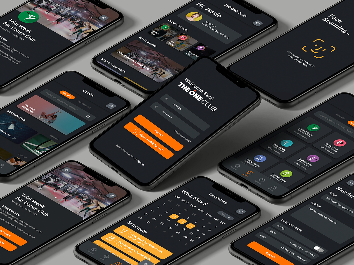UI/UX Case Study- The One Club. Project Brief | by Grayson Chong | Medium