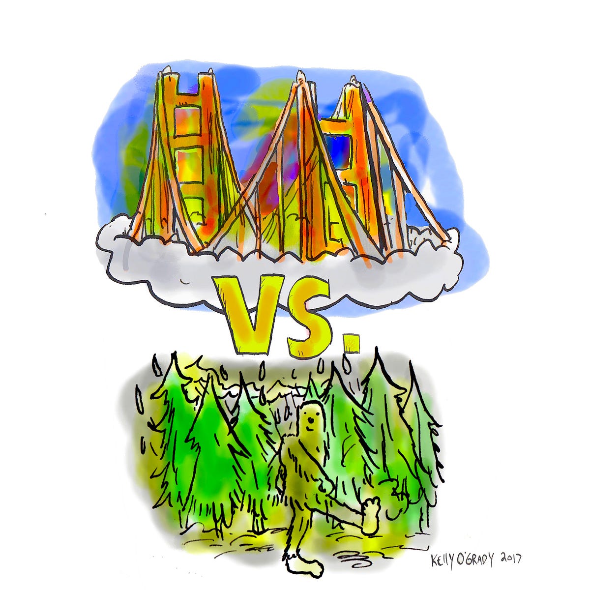 The Difference between the Bay Area and the Pacific Northwest