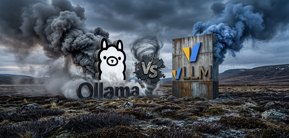 Ollama vs vLLM : Which Open-Source Inference Stack Should You Actually Use