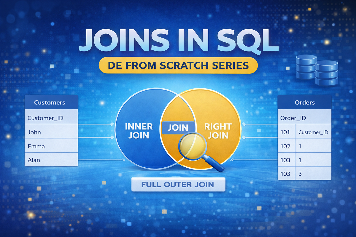 Joins in SQL — DE From Scratch Series | by Raasika Mageshwaran | Medium