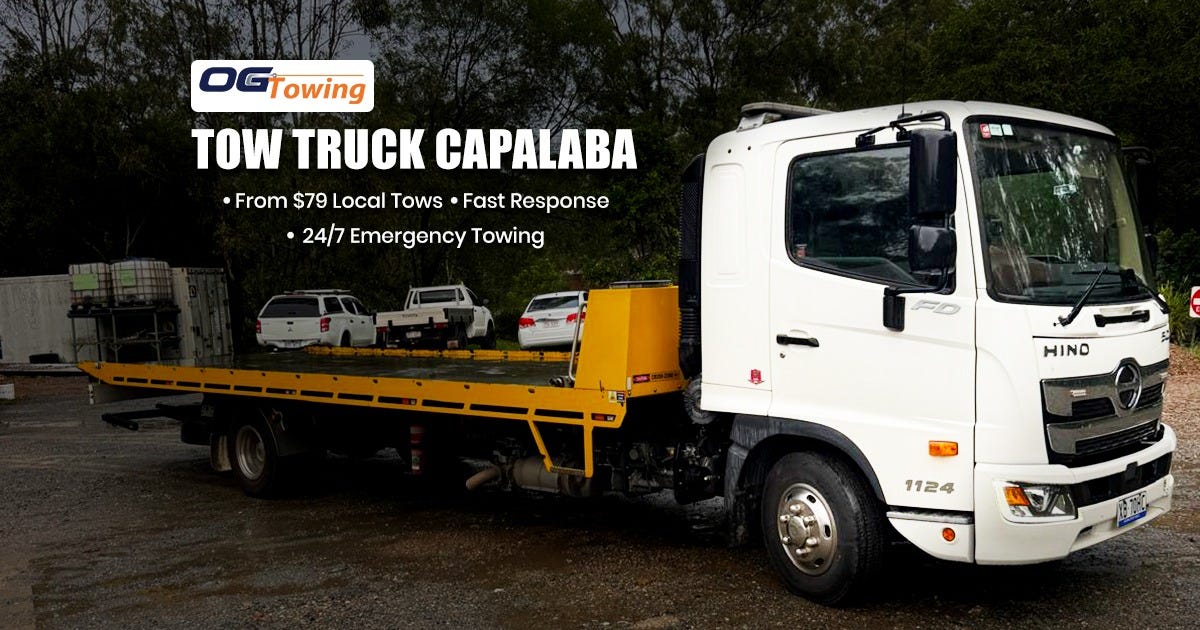 Tow Truck Capalaba — 24/7 Emergency Towing From $79 | OG Towing