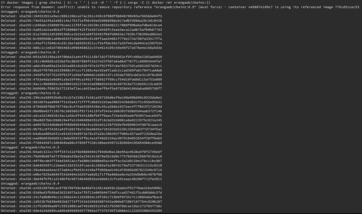 Delete Docker Image