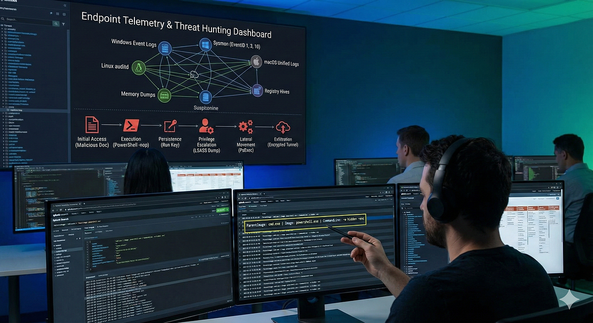 Picture of Endpoint Threat Hunting: Proactive Detection on Windows, Linux, and ...