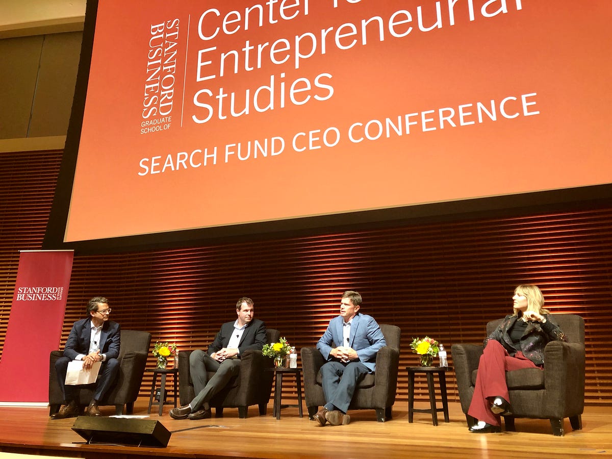 What I Learned 2019 Stanford Search Fund CEO Conference by Eddy