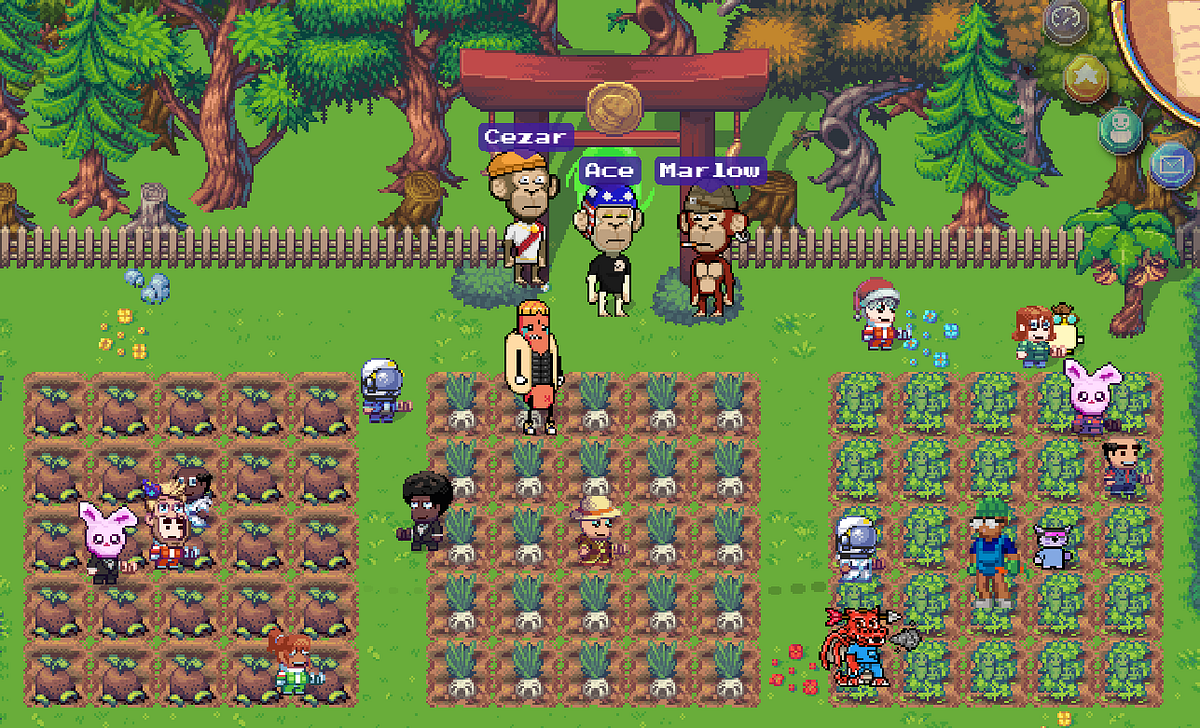 Play the web3 game Pixels for free and share 10,000 in adventure