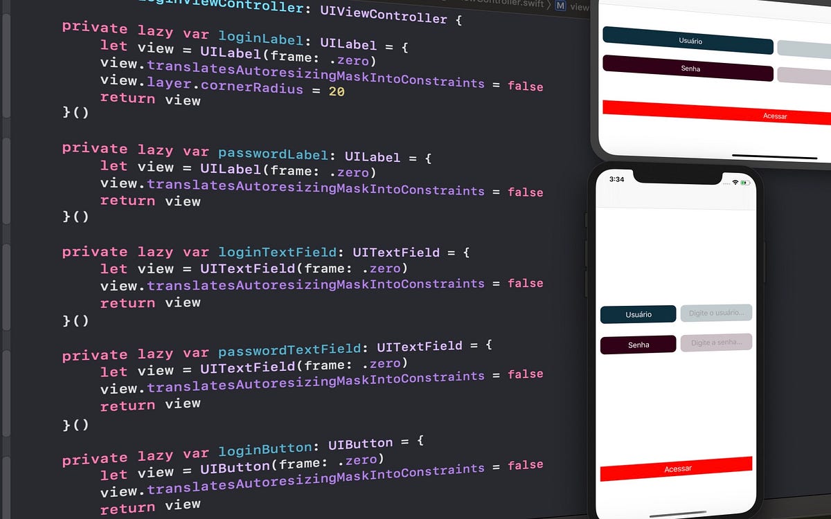 View Code em Swift | Apple Developer Academy | Mackenzie