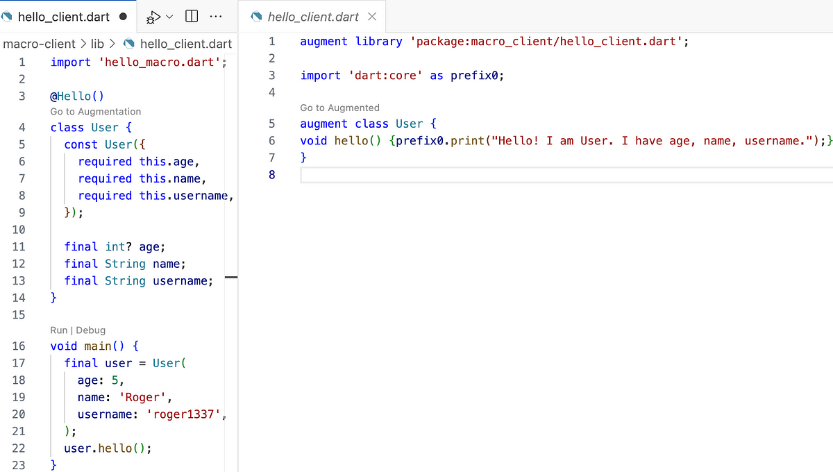 Creating your own macro instead of code generation in Dart 3.5 | by ...