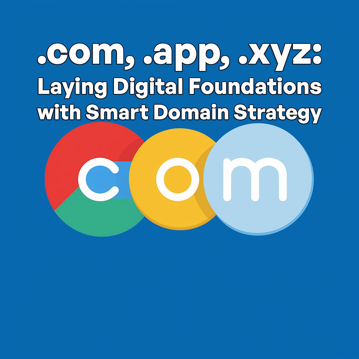 com, .app, .xyz: Laying Digital Foundations with Smart Domain Strategy | by  BobbyGiggz | Medium