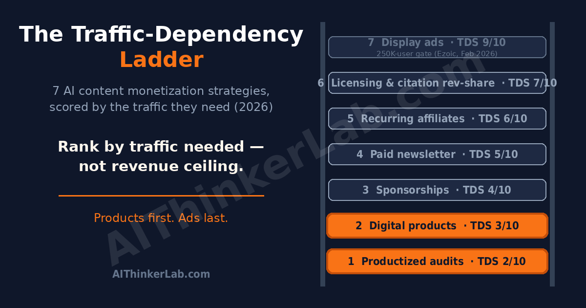 The most expensive assumption in content monetization is that traffic will keep arriving.