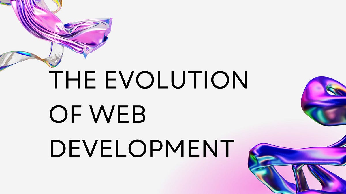 The Evolution of Web Development: From HTML to Dynamic Web Applications ...