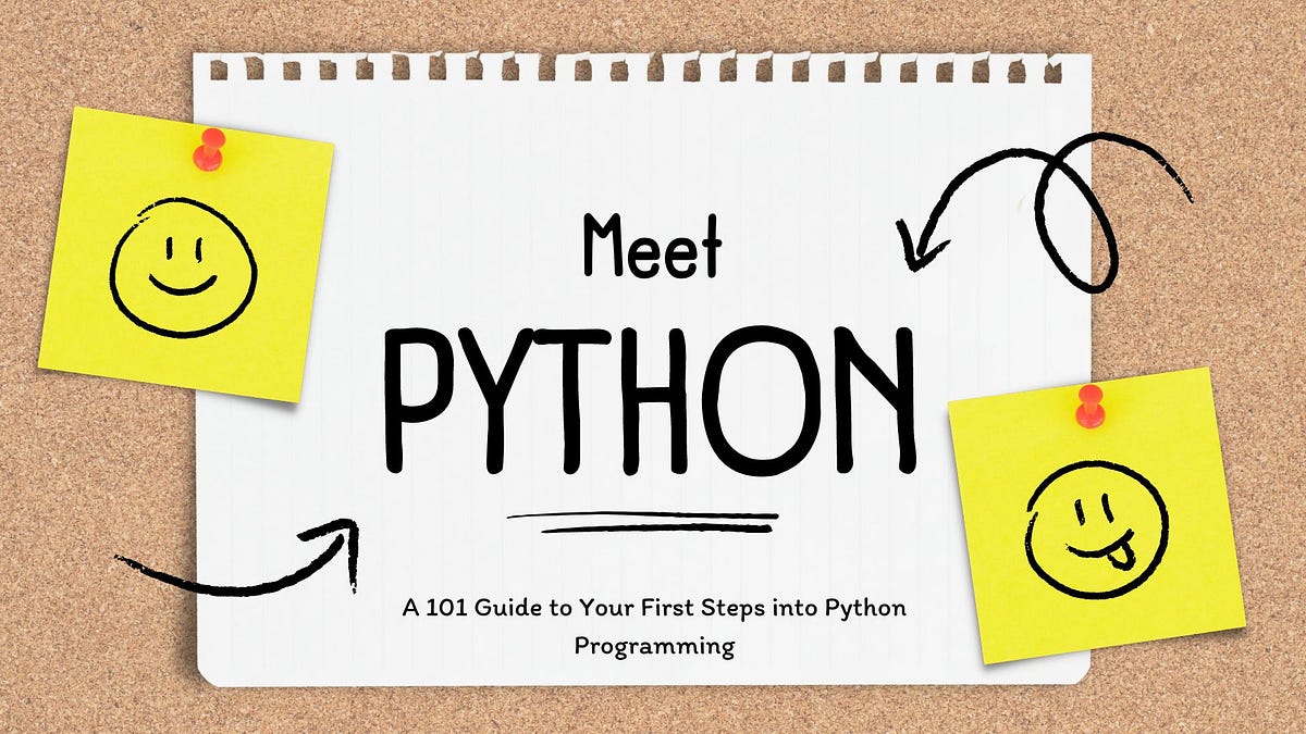 Getting to Know Python. A 101 Guide to Your First Steps into… | by ...