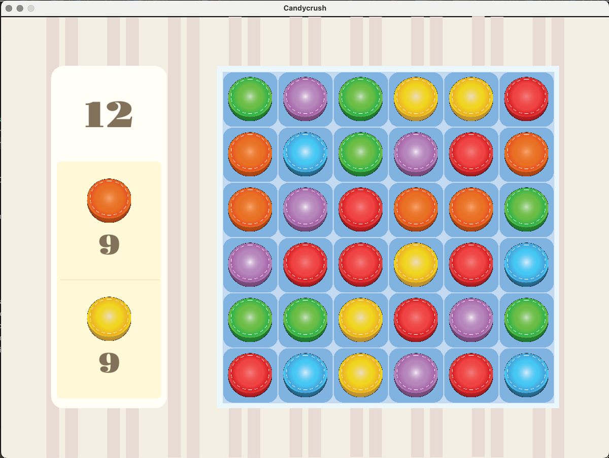 Programming Learning Project 3：I made Candy Crush using Pygame | by ...