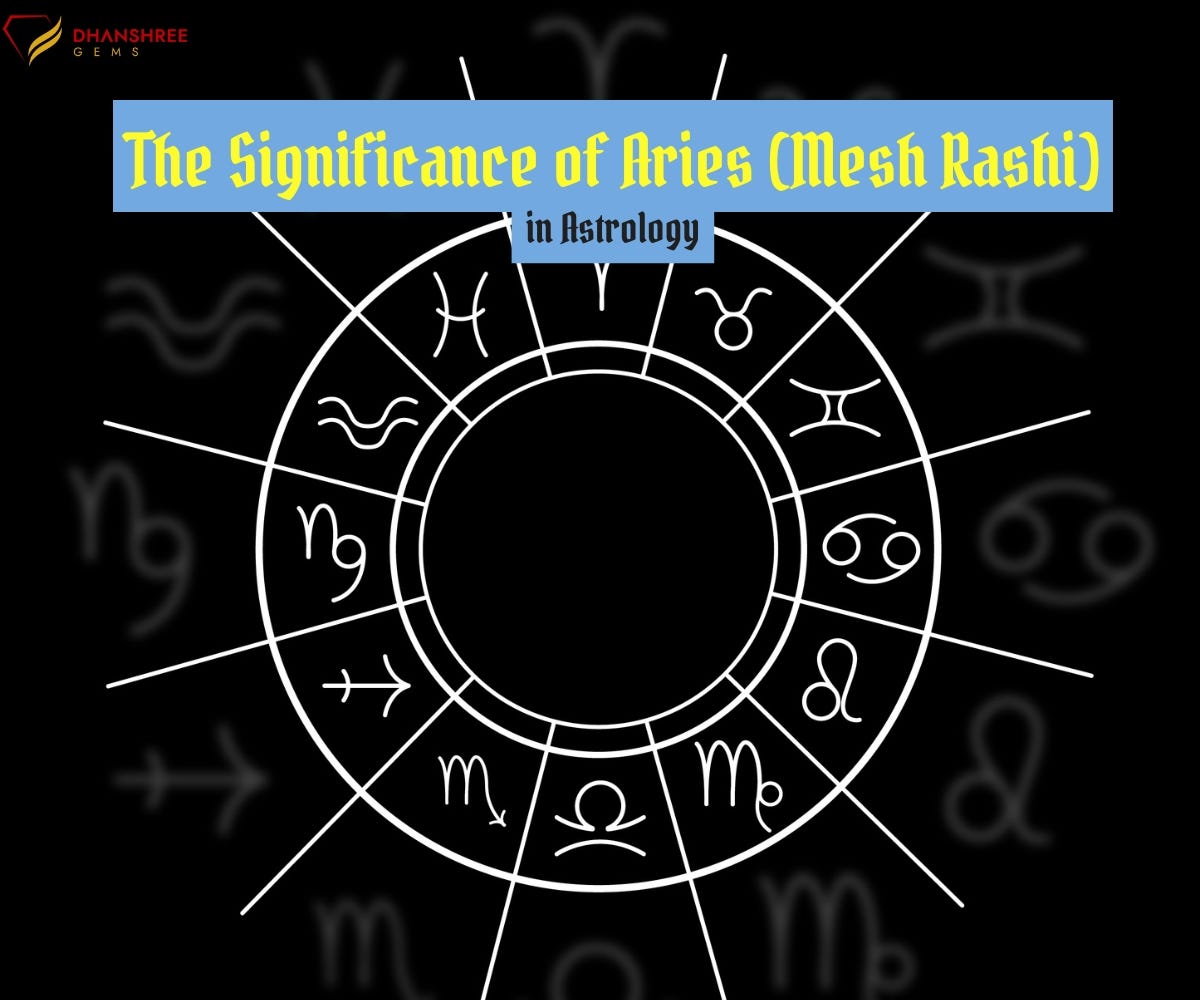 The Significance of Aries (Mesh Rashi) in Astrology by Dhanshree Gems(08)