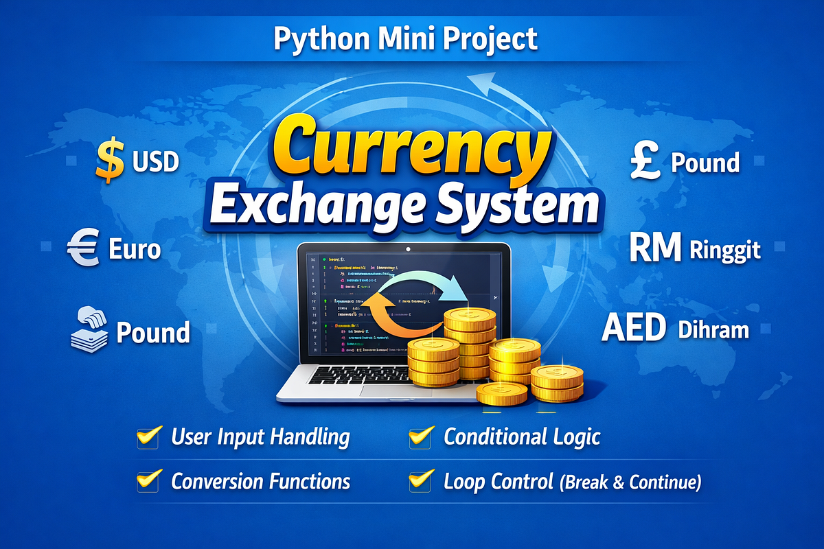 Python Mini Project | Currency Exchange System 💱🐍 | by Saboora Khalil ...
