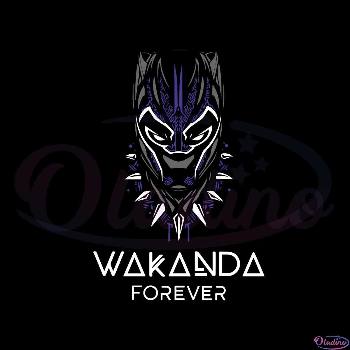 Wakanda Forever Black Panther 2 Svg Graphic Designs Files - Johnny ...