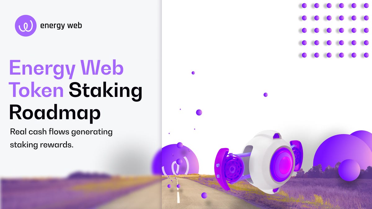Energy  Token Staking Roadmap. Real cash flows generating staking