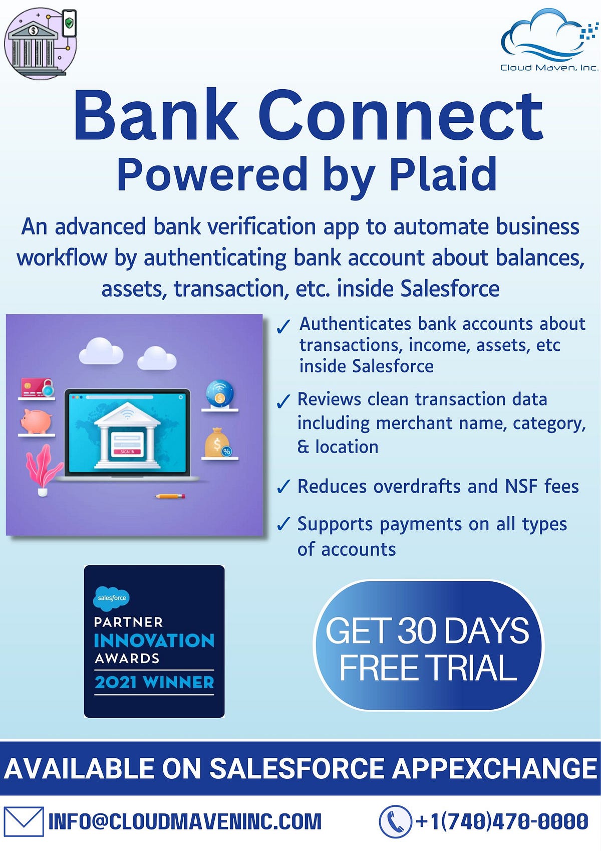 Plaid salesforce integration Bank Connect by Olivia Brownie Medium