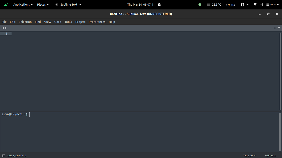 Using terminal inside Sublime text | by Ashwin B | Medium