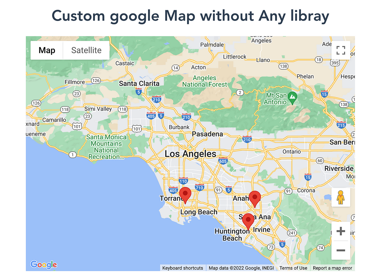 Build Custom component with google map integration in Vue.js app ...