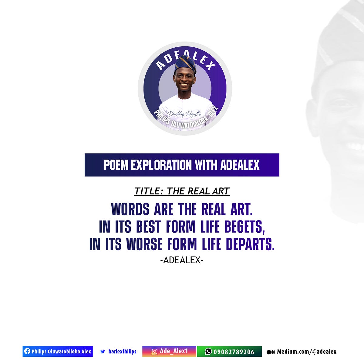 “THE REAL ART” BY ADEALEX. “THE REAL ART” is an evocative three… by