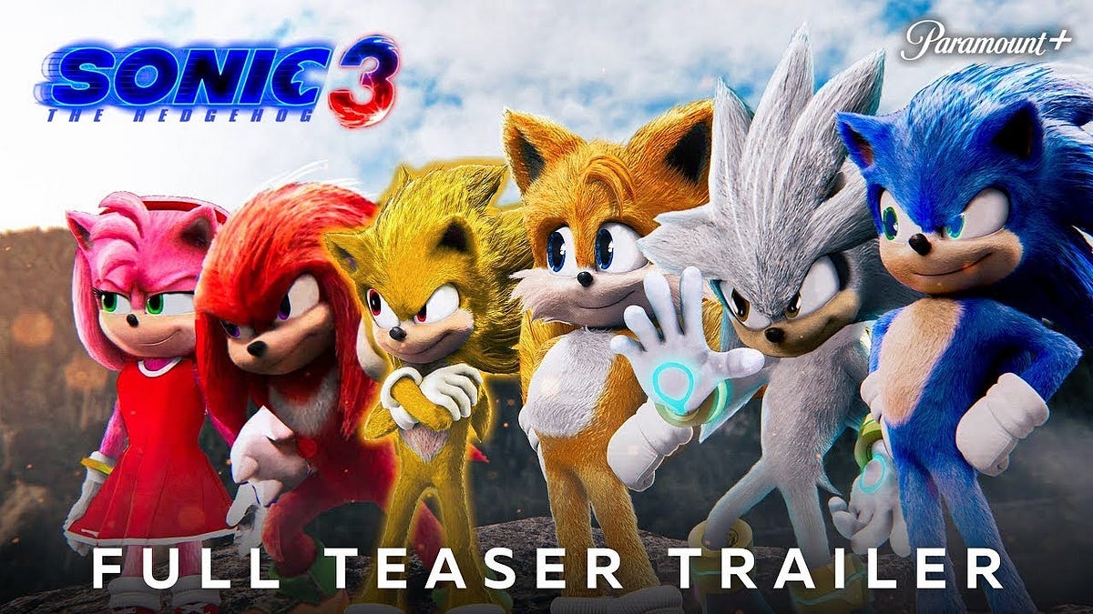 Sonic 3 The Hedgehog” — Full Teaser Trailer (2024) Paramount Pictures | by  Gettecs | Medium