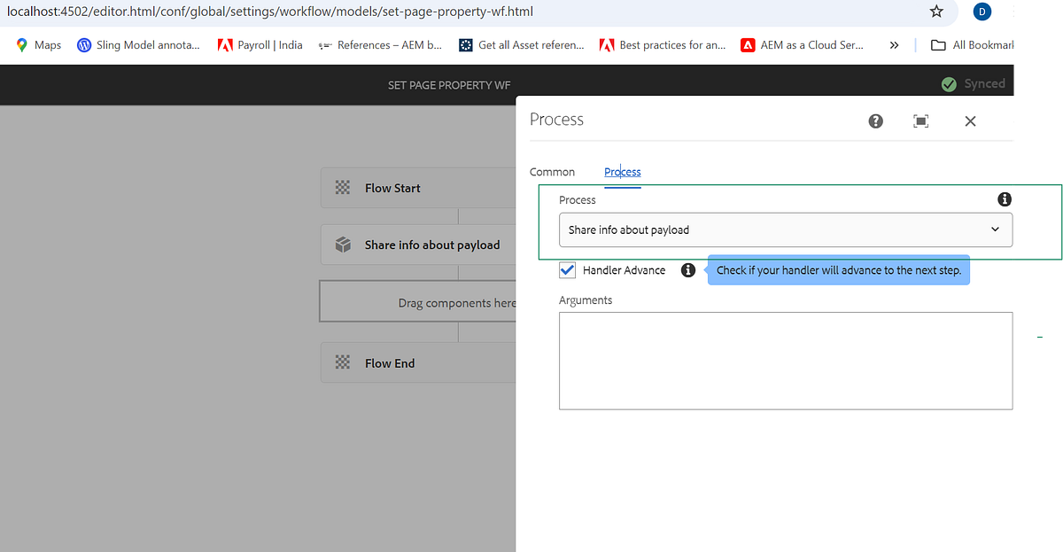 How to create a Sling Job from an AEM Workflow Process and consume that