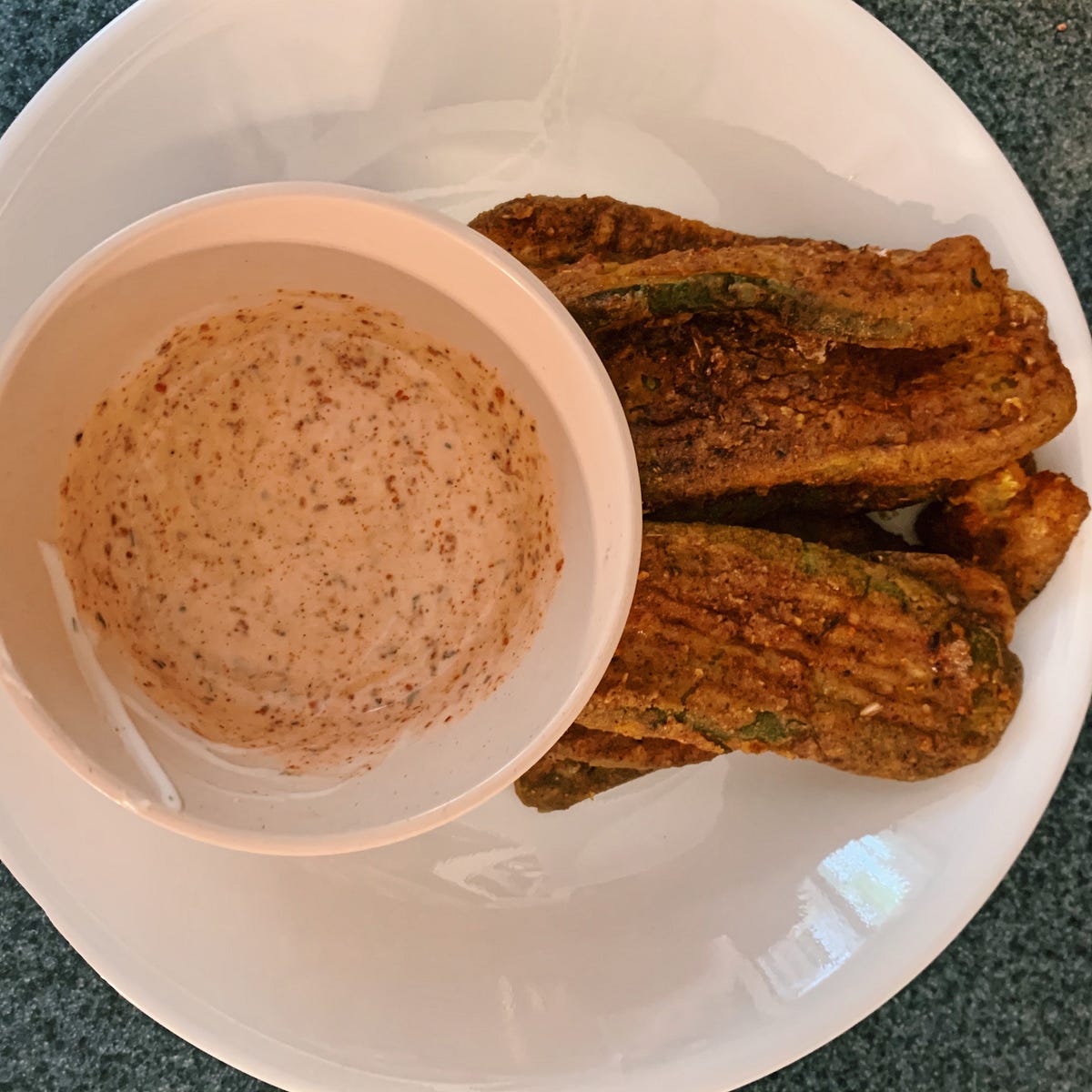 Lazy College Student Vegan Air Fried Pickles by Lennon Marie Byrd