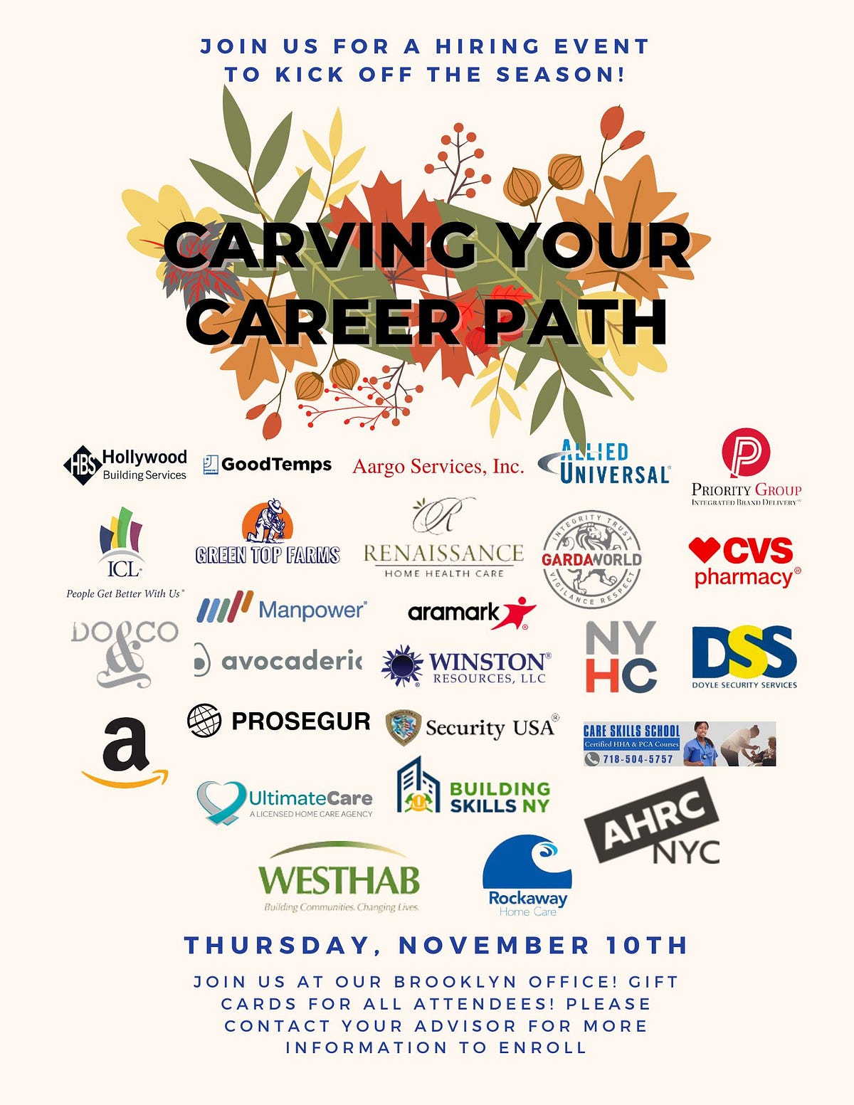America Works — Brooklyn Job Fair, 11/10 NeON Works Medium