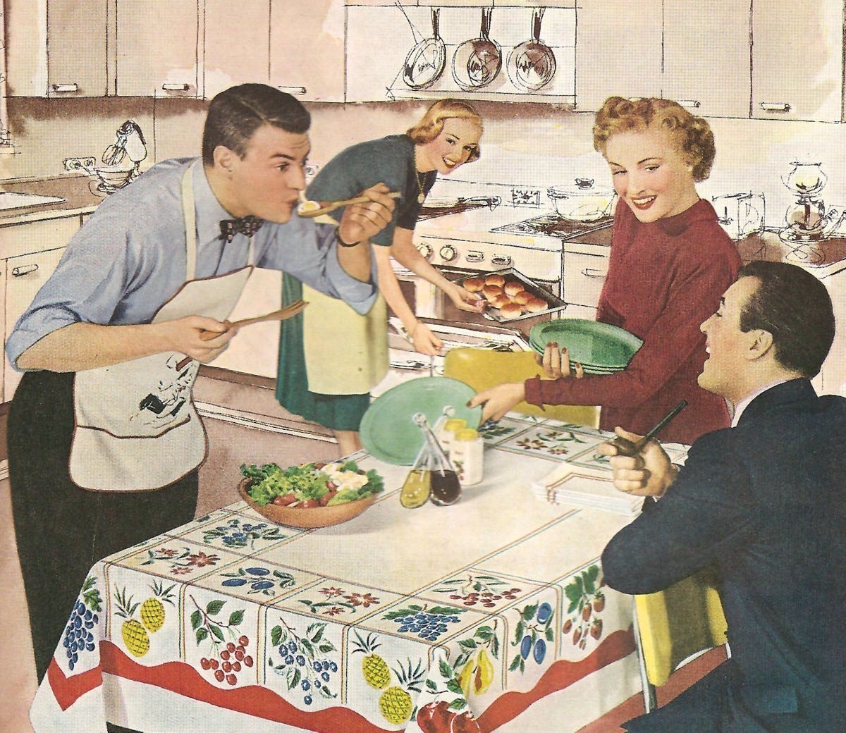На другой день к обеду. Советская семья за столом. Советская семья за столом живопись. Картина семья за столом. Картина обед.