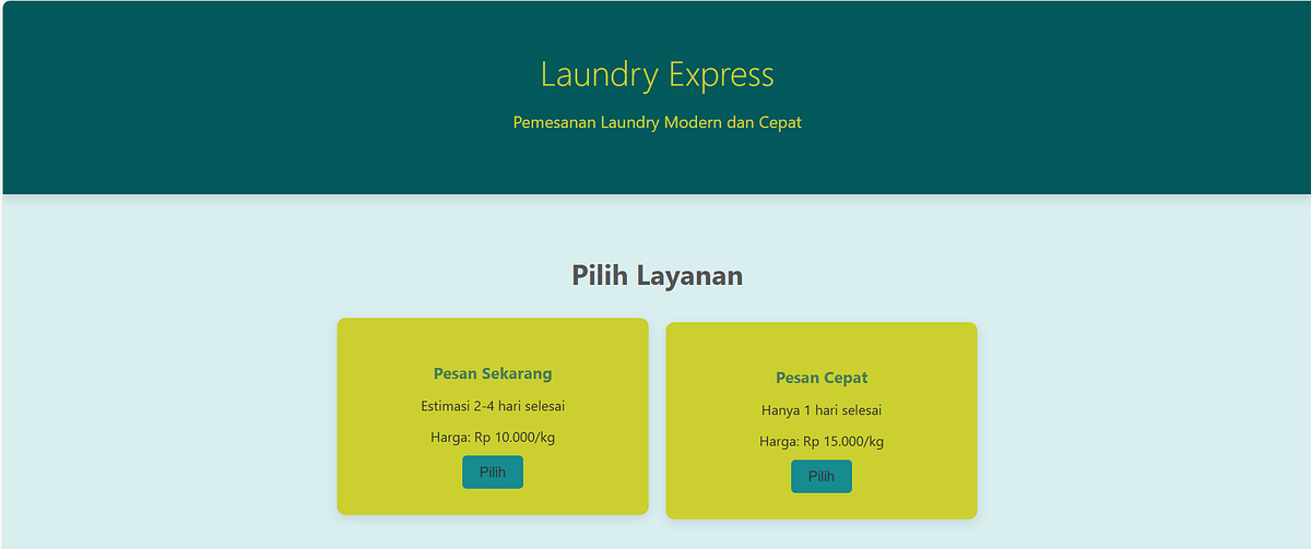 Studi Kasus UI/UX: “Aplikasi Laundry Express” Tes Akhir Semester 1 ...