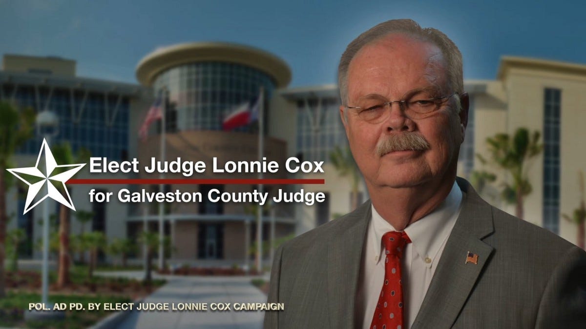 Reelect Judge Lonnie Cox Galveston County by Lonnie Cox Galveston