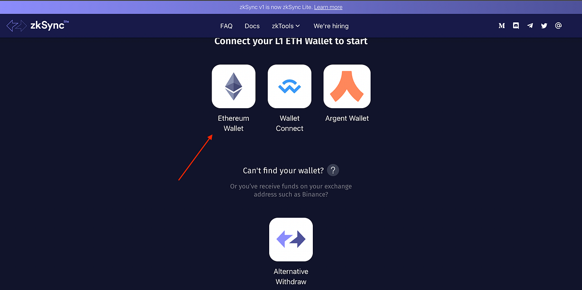 Wallet connection start. Zksync airdrop. wallet connect. zksync metamask. zksync ecosystem.