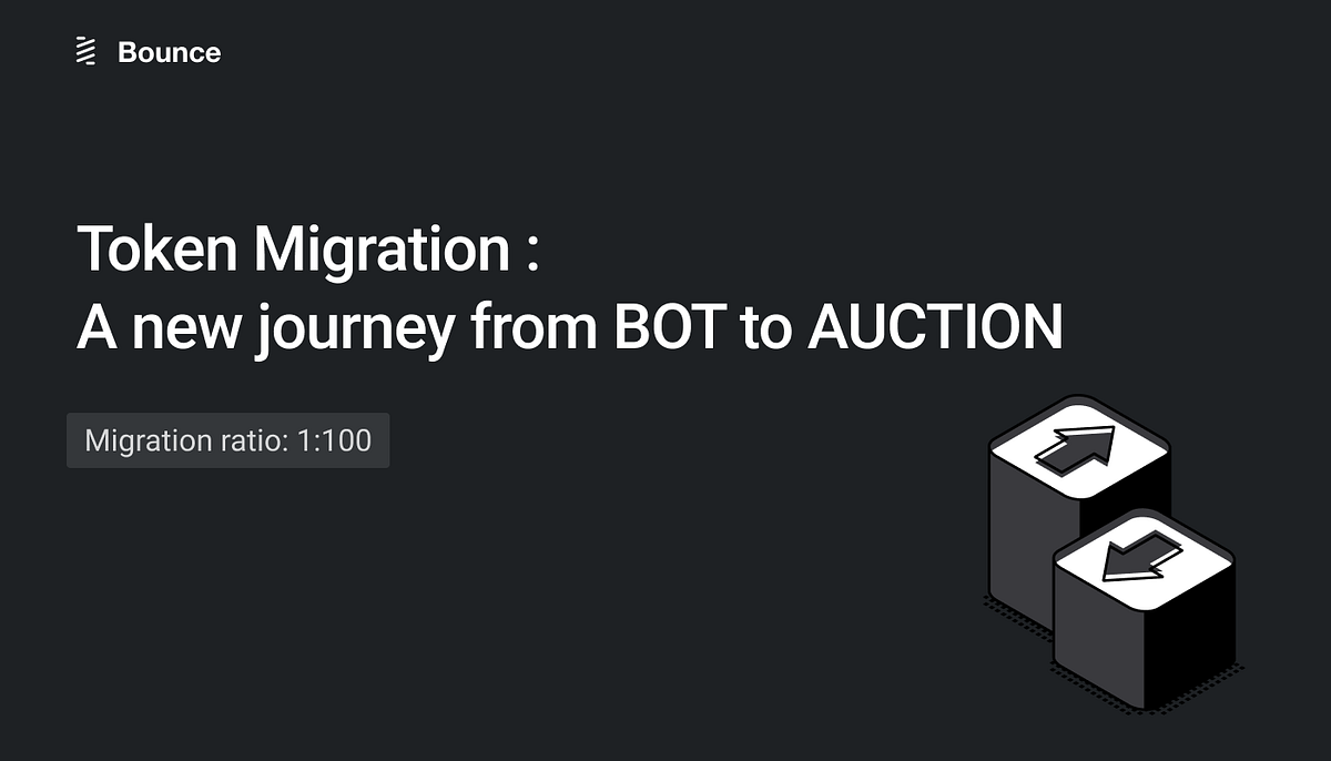 Bounce Token Migration has started! (Important Notice) | by Bounce Brand |  Medium