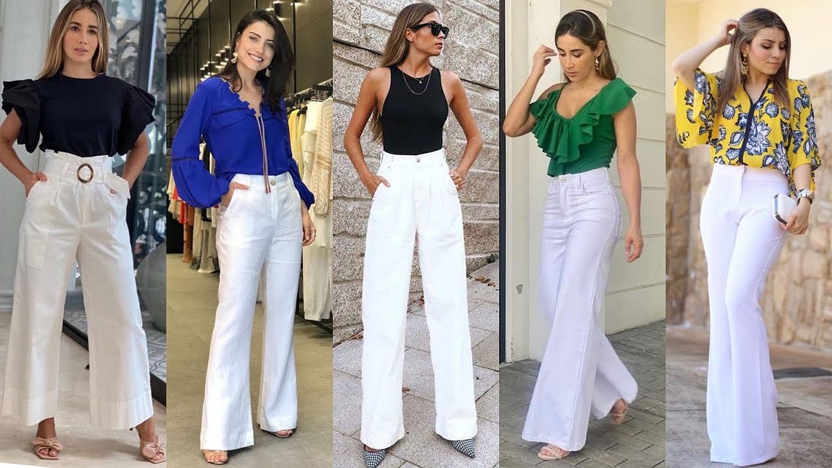 COMO VERTE BIEN CON UN PANTALON BLANCO RHLM Medium