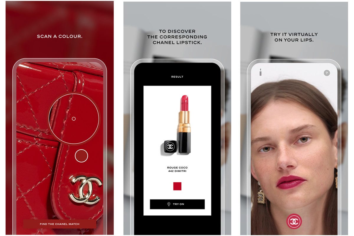 The lipscanner of Chanel. CASE STUDY - The power of Wireframing | by Farida  Tir Teerlinck | Bootcamp