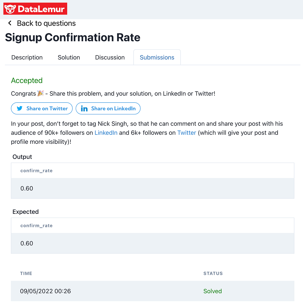 Signup Confirmation Rate — TikTok SQL Questions | by Suraj Mishra | Medium