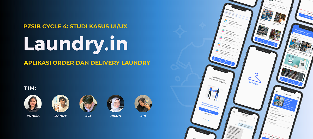 Laundry.in UI/UX STUDY CASE: Aplikasi order dan delivery laundry | by ...