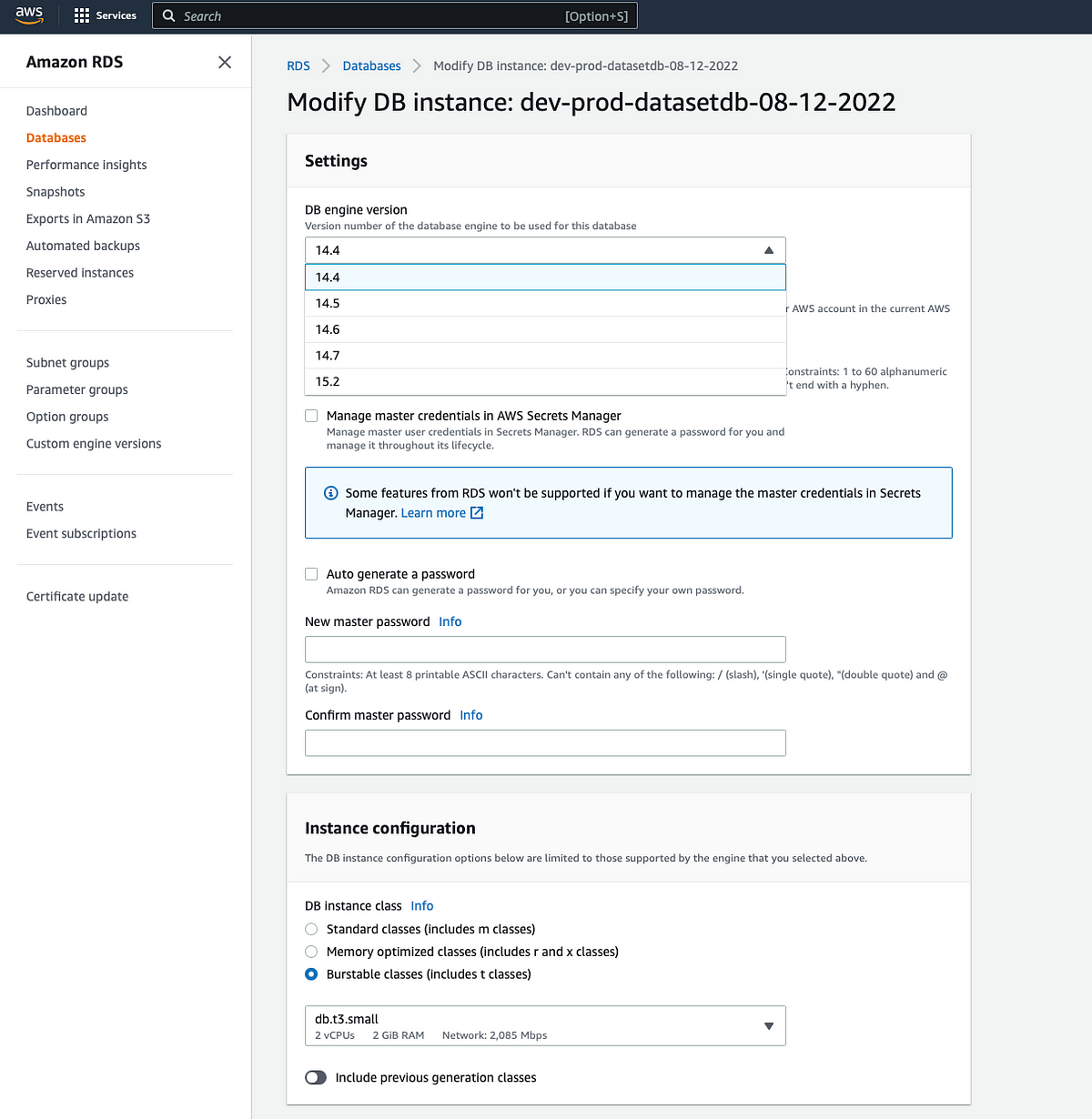 Upgrading AWS RDS PostgreSQL Engine Version From 10.xx To 14.xx | By ...