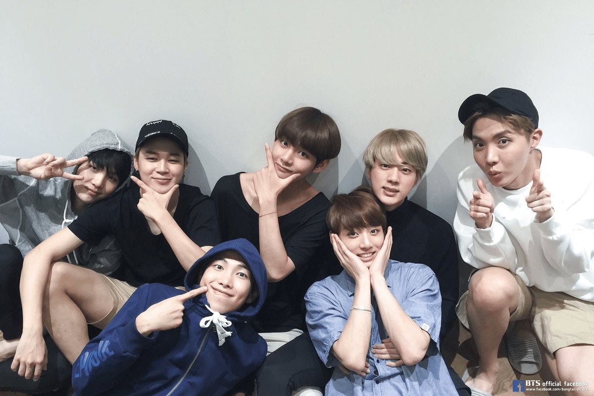 i think about it often, to be Anpanman to these seven humans.