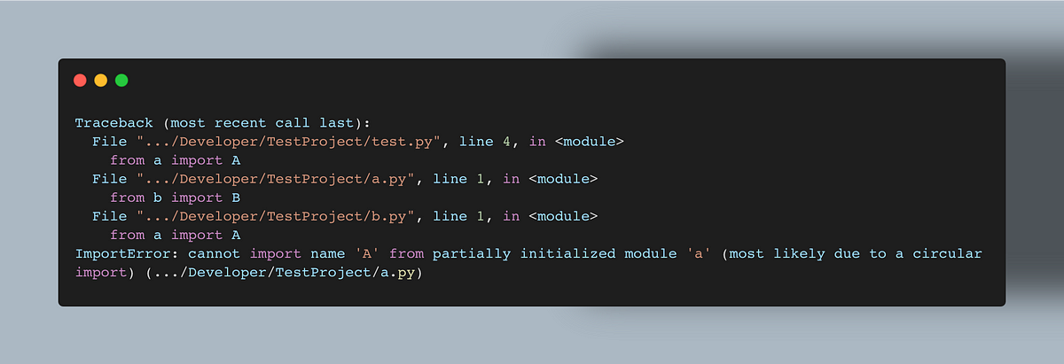 Python: simple tricks to prevent circular import issues | by Jérôme ...